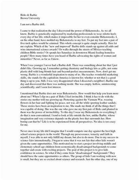 Personal Essay For College Format Inspirational College Admissions