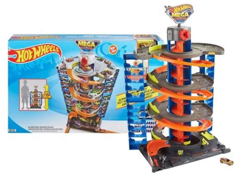 HOT WHEELS CITY MEGA DUŻY GARAŻ PARKING NA AUTA ZESTAW WINDA WYSOKOŚĆ