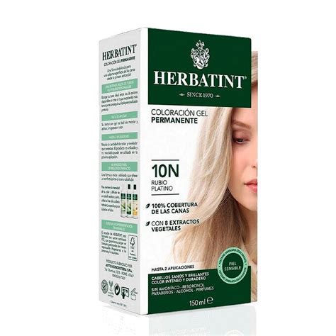 Herbatint N Platinum Blonde Permanent Herbal Hair Color U Ultra