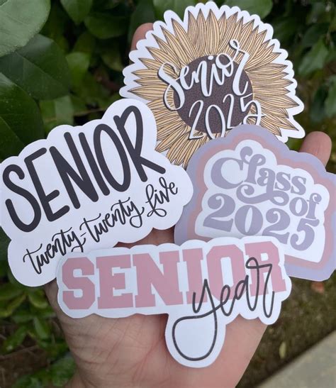 Senior Year Sticker Pack Class Of 2025 Etsy Uk In 2024 Senior Year