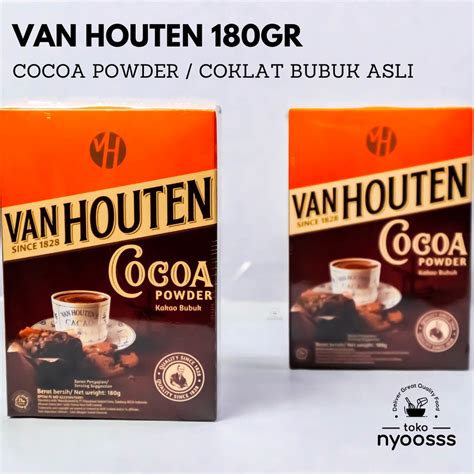 Jual Van Houten Coklat Bubuk 180gr Cocoa Powder Khas Eropa Kakao