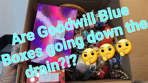 South Florida Goodwill Blue Box Jewelry Jar Unboxing Youtube