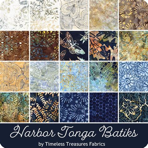 Harbor Tonga Batiks By Timeless Treasures Fabrics Fat Quarter Shop