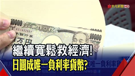 繼續寬鬆救經濟 日圓成唯一負利率貨幣｜非凡財經新聞｜20220920 非凡新聞 Line Today