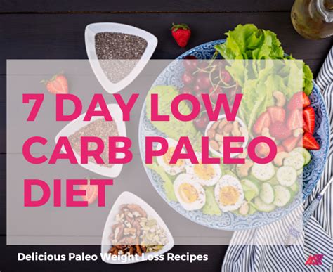 Low Carb Paleo Diet Plan 7 Day Diet My Action Project