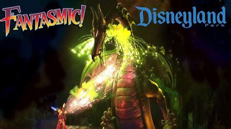 Fantasmic Full Water And Fireworks Show Disneyland Anaheim