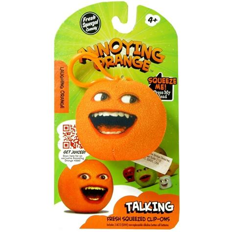 Annoying Orange 2.25" Talking Plush Clip On: Laughing Orange - Walmart ...