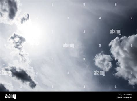 A moody Sky with some clouds Stock Photo - Alamy