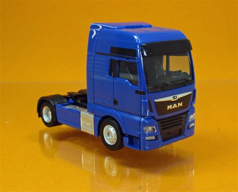 Herpa Man Tgx Xxl Euro C Zugmaschine Blau Blue