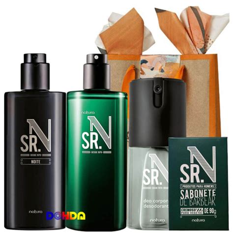 Kit Presente Perfume Masculino Sr N 100ml Sr N Noite 100ml Deo