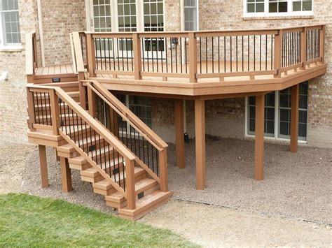 40 Creative Deck Railing Ideas For Inspire What You Want Golden Spike Company Deck Stair