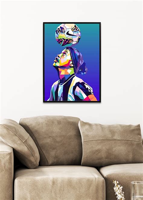 Ronaldinho Posters Prints By Shichiro Ken Printler