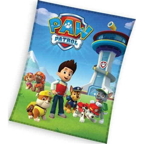 Plaid Polaire Paw Patrol