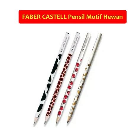 Jual Faber Castel Pensil Motif Hewan Pensil Faber Castell Pensil Gambar