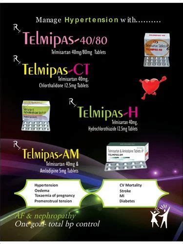 Allopathic Telmisartan Mg Tablet In Pan India At Rs Strip In