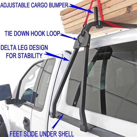 Easy to install and easy to secure cargo | Truck caps, Truck canopy ...