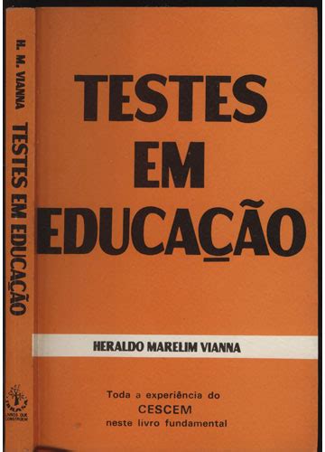 Sebo Do Messias Livro Testes Em Educação