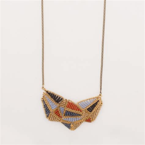 Beaded Geometry Necklace Altiplano