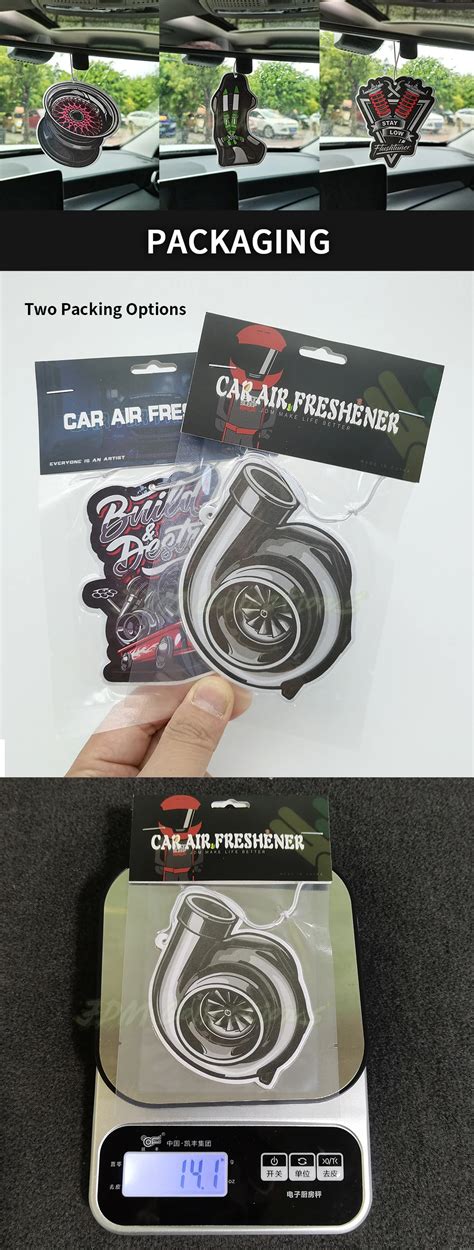 Customized Logo All Scents Refresh Paper Car Air Freshener Luxury Hanging Car Air Freshener 8