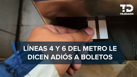 Metro CdMx dice adiós a los boletos en dos líneas cuáles y cuándo