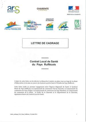 Calaméo Lettre de Cadrage du Contrat Local de Santé du Pays Ruffécois