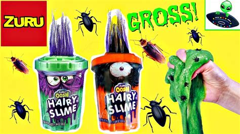 Zuru Oosh Hairy Slime With Bugsgross Youtube