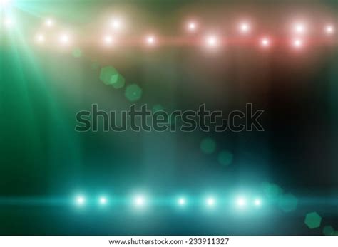 Background Image Colorful Stage Lights Beams Stock Illustration