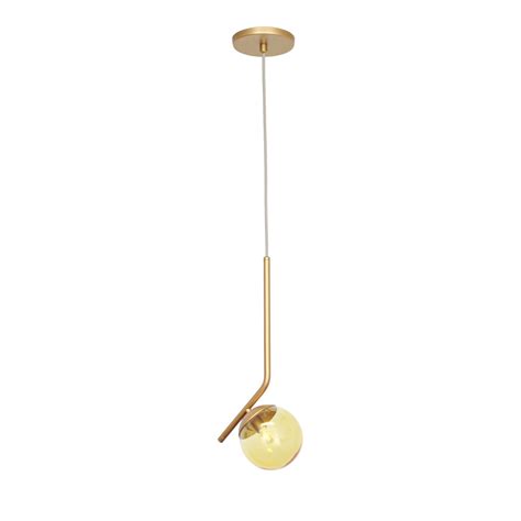 Pendente Inclinado Jabuticaba Dourado Globo De Vidro Âmbar Shopee Brasil