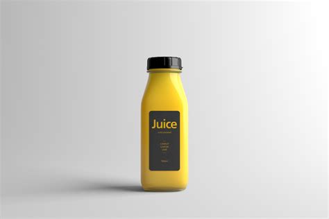 Juice Bottle Packaging Mock Up On Behance