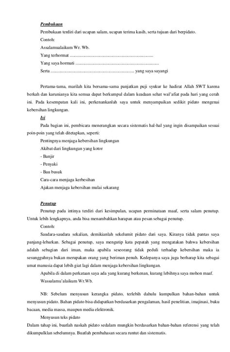 Contoh Outline Pidato