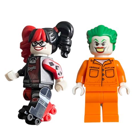 LEGO Batman 'The Joker' and Harley Quinn Minifig Bundle - The Minifig Club