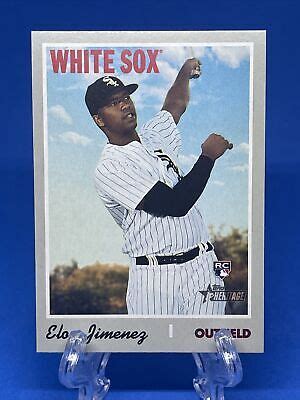 2019 Topps Heritage Eloy Jimenez RC Rookie Card High Number 516 White