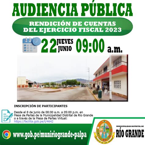 Audiencia Pública De Rendición De Cuentas Del Ejercicio Fiscal 2023 Campañas Municipalidad