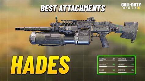 Hades Best Gunsmith Setup Codm Hades Lmg Best Attachments Cod Mobile