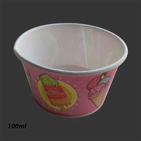 Ml Printed Paper Ice Cream Cup At In Thane Id