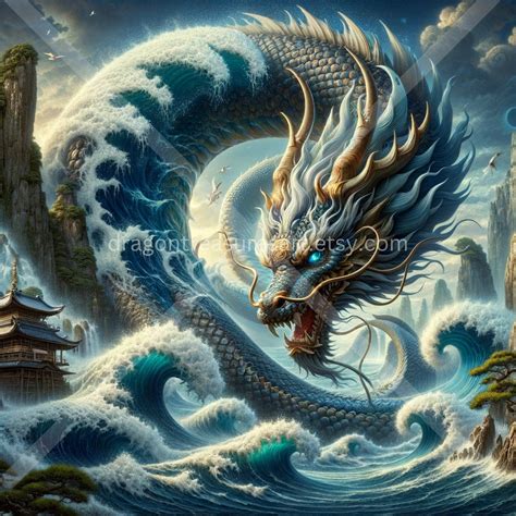 Dragon God Download: Digital Art, Instant Downloadable Wallpaper ...