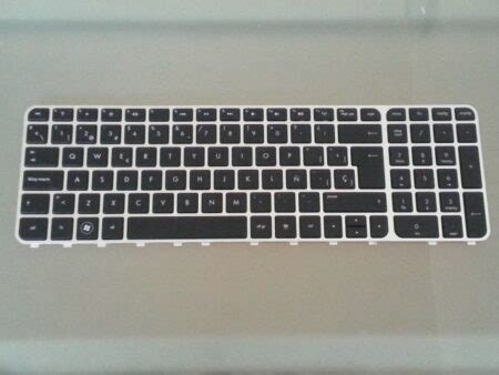 TECLADO HP ENVY M6 1000 NEGRO ESPAÑOL C MARCO PLATEADO Soluciones