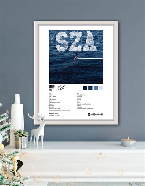 SZA Album Cover Poster Instant Download SOS Wall Art Celeb Poster - Etsy