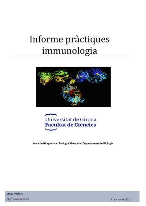 Informe Pràctiques immunologia Warning TT undefined function 32