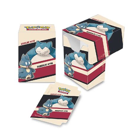 Ultra PRO Full View Deck Box Pokémon Snorlax Munchlax Najada games