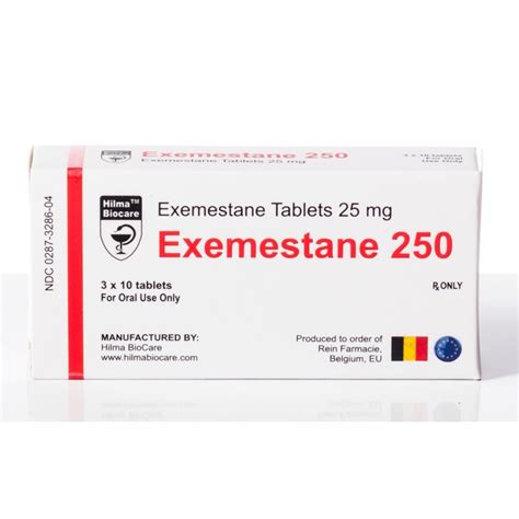 Hilma Biocare Exemestane 250 30 Tabs Blisters 25 Mg Hilma Biocare