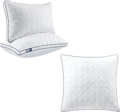 Amazon BedStory 2 Pack Queen Size Bed Pillows And 1 Pack 30 X 30In