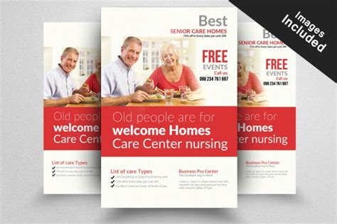 Elderly Care Flyer Template 27 Free And Premium Download