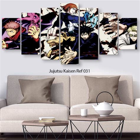 Quadro Decorativo Jujutsu Kaisen Série de Animes Elo7