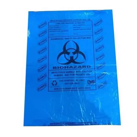 Blue Biomedical Biohazard Bag 3242 Inch At Rs 110kg In Kanpur Id