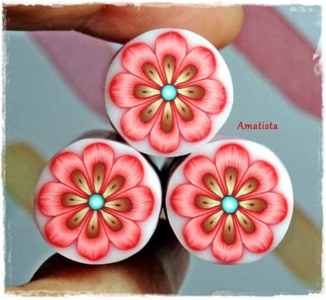 Murrina Flor Coral Marr N Polymer Clay Cane Tutorial Polymer Clay