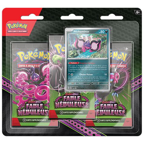 Tripack Fable Nébuleuse Pokémon EV6 5