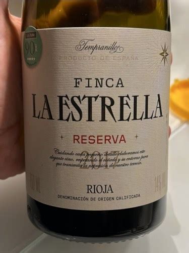 Bodegas Lozano Finca La Estrella Reserva Tempranillo Vivino Us