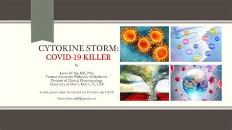 Cytokine storm: COVID-19 KILLER | PPT