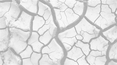 Cracked Black And White Texture Background Depicting Drought Stricken